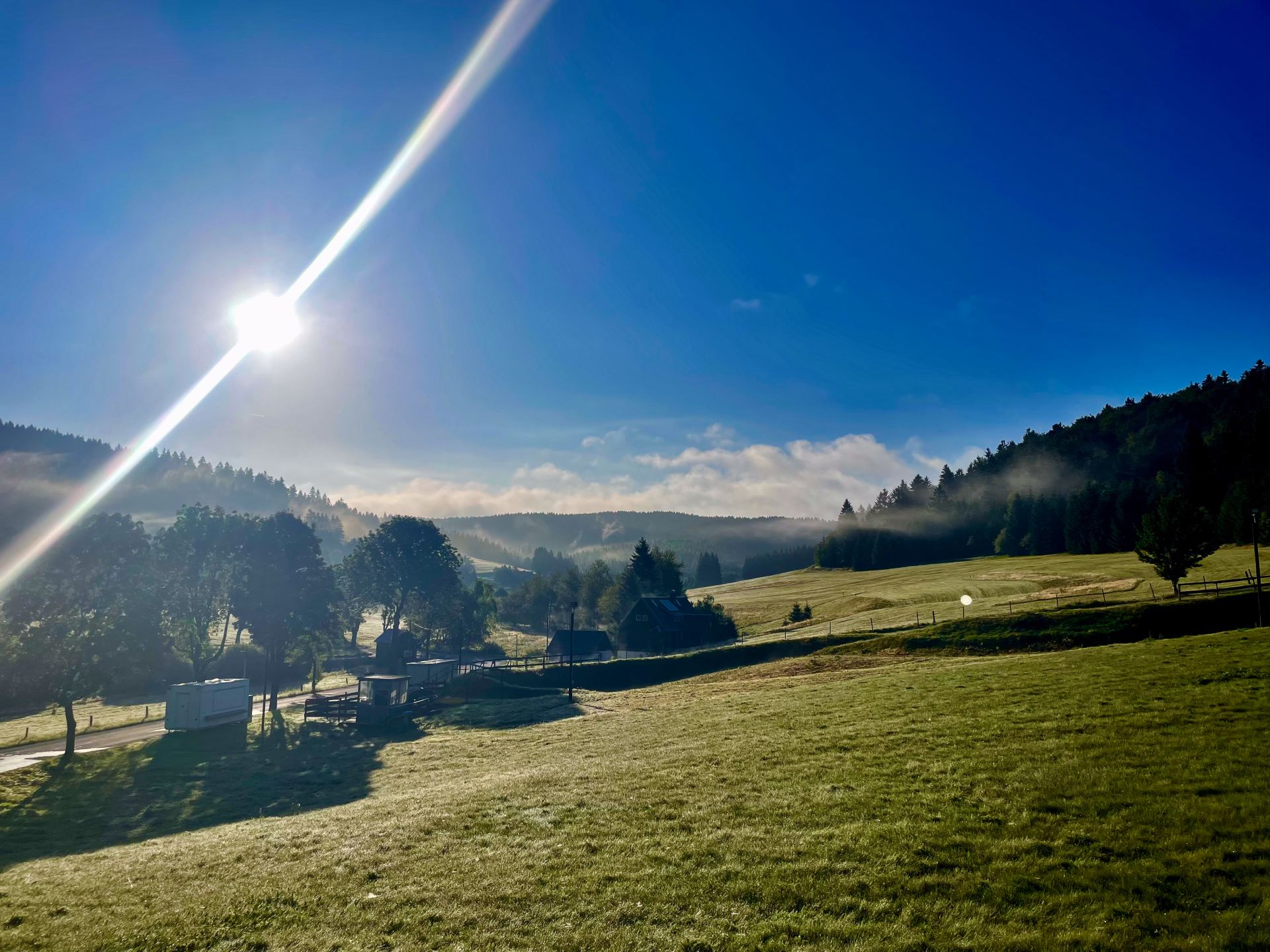 Sommerliche Umgebung Rehefeld-Zaunhaus im Osterzgebirge
