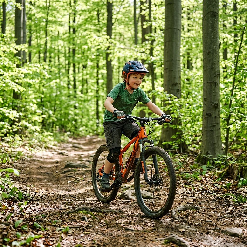 Mountainbiken auf Pfaden rund um Rehefeld (Symbolbild, KI-generiert)