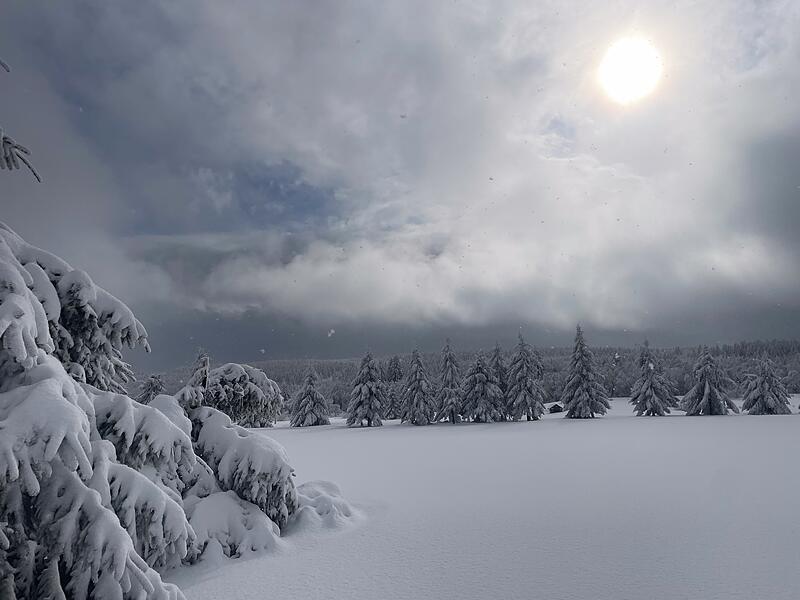 Sessellift am Skihang Hemmschuh in Rehefeld